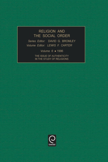 Book cover of: Religion and the social order. By: David G. Bromley