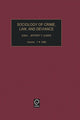 Book cover of: Sociology of Crime Law and Deviance. By: Jeffery T. Ulmer