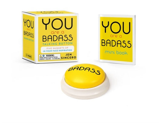 Book cover of: You Are a Badass Talking Button. By: Jen Sincero