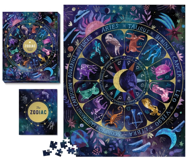 Book cover of: Zodiac 500-Piece Puzzle. By: Nikki Van De Car