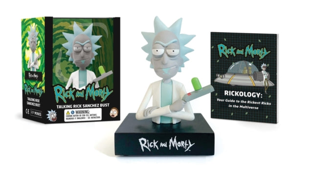 Book cover of: Rick and Morty Talking Rick Sanchez Bust. By: Running Press