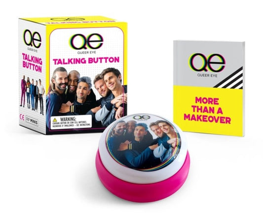 Book cover of: Queer Eye: Talking Button. By: Lauren Emily Whalen