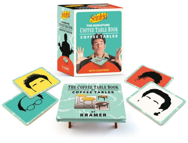 Book cover of: Seinfeld: The Miniature Coffee Table Book of Coffee Tables. By: Cosmo Kramer