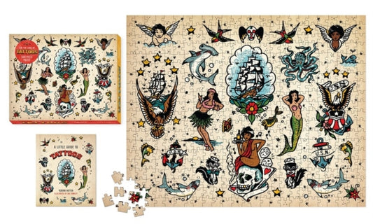Book cover of: For the Love of Tattoos 500-Piece Puzzle