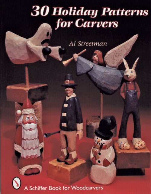 Book cover of: 30 Holiday Patterns for Carvers