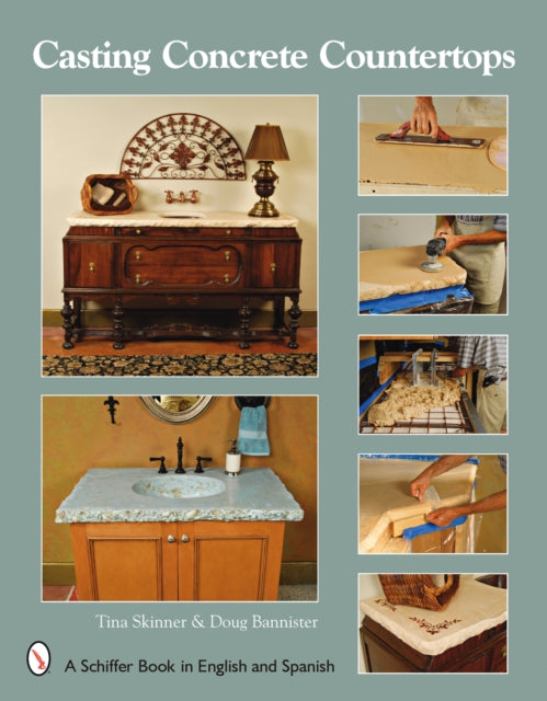 Book cover of: Casting Concrete Countertops. By: Tina Skinner