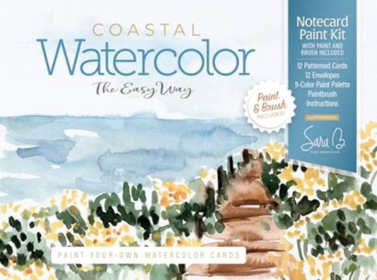 Book cover of: Watercolor the Easy Way Paint-Your-Own Watercolor Cards Coastal