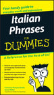 Book cover of: Italian Phrases For Dummies