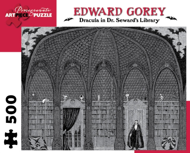 Book cover of: Dracula in Dr. Seward's Library 500-Piece Jigsaw Puzzle