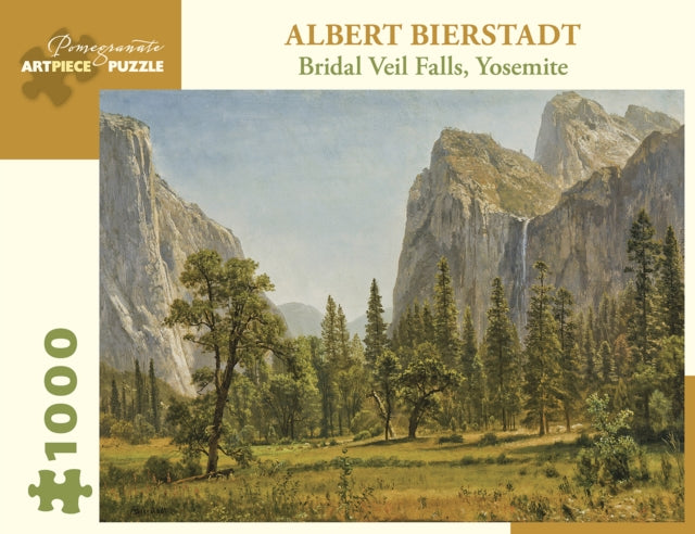Book cover of: Albert Bierstadt Bridai Veil Falls Yosemite 1000-Piece Jigsaw Puzzle