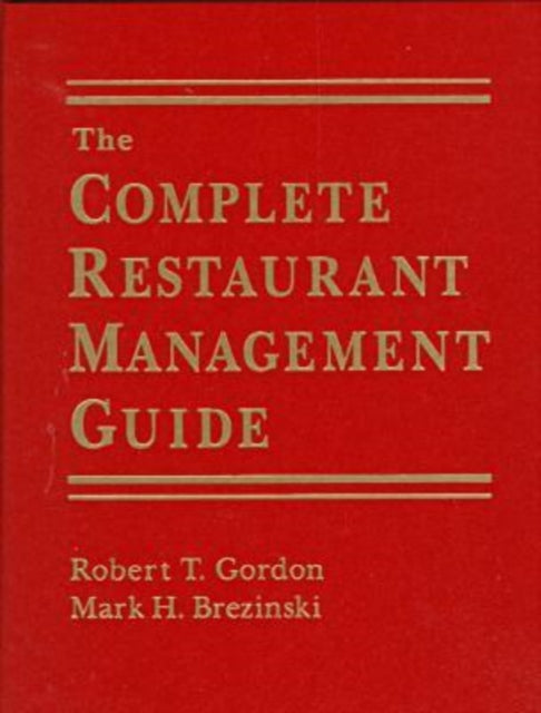 Book cover of: Complete Restaurant Management Guide