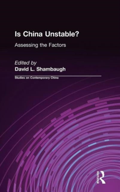 Book cover of: Is China Unstable?. By: David L. Shambaugh
