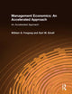 Book cover of: Management Economics: An Accelerated Approach. By: William G. Forgang