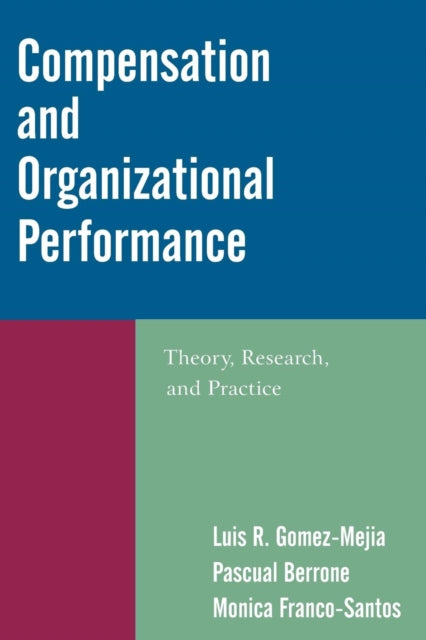 Book cover of: Compensation and Organizational Performance. By: Luis R. Gomez-Mejia