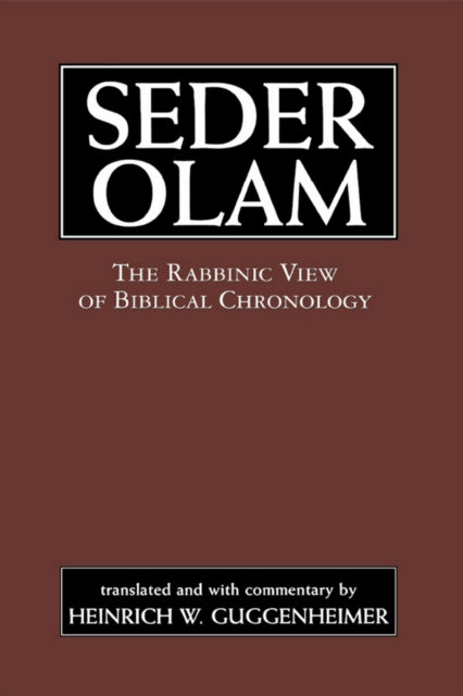 Book cover of: Seder Olam. By: Seder Rabbah