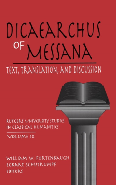 Book cover of: Dicaearchus of Messana