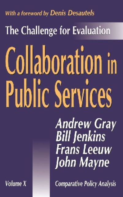 Book cover of: Collaboration in Public Services