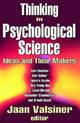 Book cover of: Thinking in Psychological Science. By: Jaan Valsiner