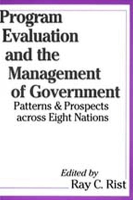 Book cover of: Program Evaluation and the Management of Government. By: Ray Rist