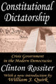 Book cover of: Constitutional Dictatorship