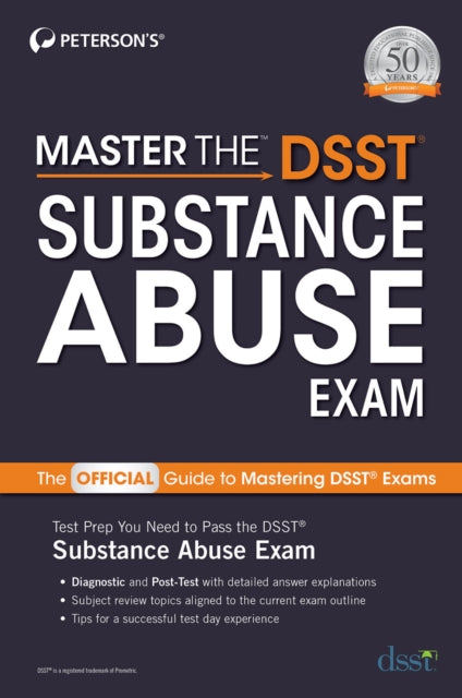 Book cover of: Master the DSST Substance Abuse Exam. By: Peterson's