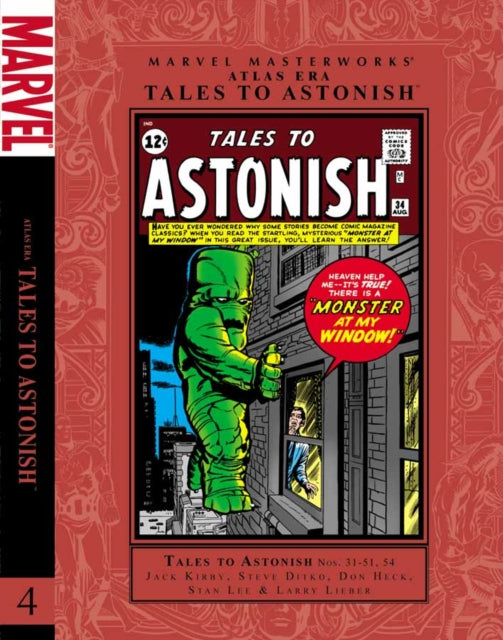 Book cover of: Marvel Masterworks: Atlas Era Tales To Astonish Vol. 4. By: Stan Lee