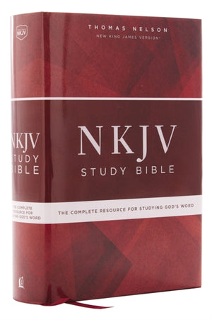 NKJV Study Bible, Hardcover, Comfort Print