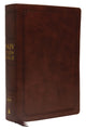 Book cover of: NKJV Study Bible, Leathersoft, Brown, Comfort Print. By: Thomas Thomas Nelson