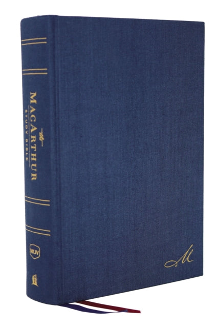 NKJV, MacArthur Study Bible, 2nd Edition, Cloth over Board, Blue, Comfort Print, Unleashing God's Truth One Verse at a Time 9780785223030 John MacArthur