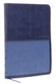 Book cover of: KJV Holy Bible: Value Large Print Thinline, Blue Leathersoft, Red Letter, Comfort Print: King James Version. By: Thomas Thomas Nelson