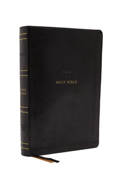 Book cover of: NRSV, Catholic Bible, Thinline Edition, Leathersoft, Black, Comfort Print. By: Catholic Bible Catholic Bible Press