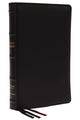 Book cover of: KJV Holy Bible: Large Print Thinline, Black Goatskin Leather, Premier Collection, Red Letter, Comfort Print (Thumb Indexed): King James Version. By: Zondervan Publishing Company