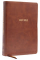 Book cover of: KJV, Foundation Study Bible, Large Print, Leathersoft, Brown, Red Letter, Thumb Indexed, Comfort Print. By: Zondervan Publishing Company