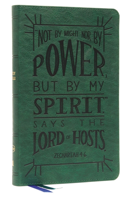Book cover of: NKJV, Thinline Youth Edition Bible, Verse Art Cover Collection, Leathersoft, Green, Red Letter, Comfort Print. By: Zondervan Publishing Company