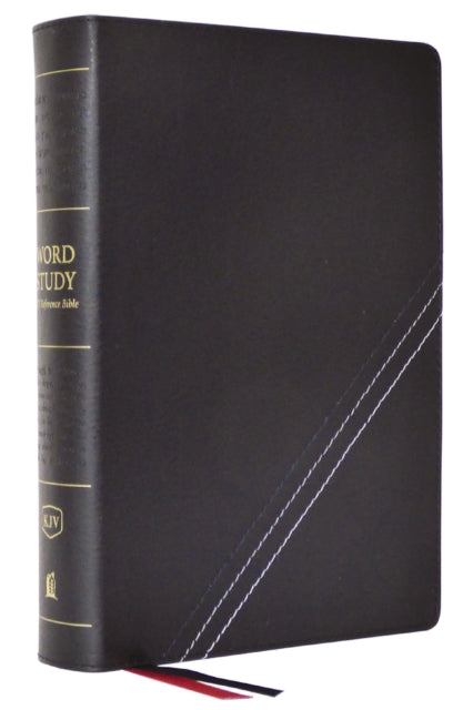 Book cover of: KJV, Word Study Reference Bible, Bonded Leather, Black, Red Letter, Comfort Print. By: Zondervan Publishing Company