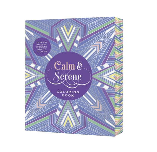 Book cover of: Calm & Serene Coloring Book. By: Editors of Chartwell Books