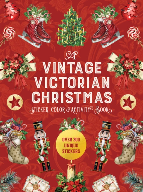 Book cover of: Vintage Victorian Christmas Sticker, Color & Activity Book