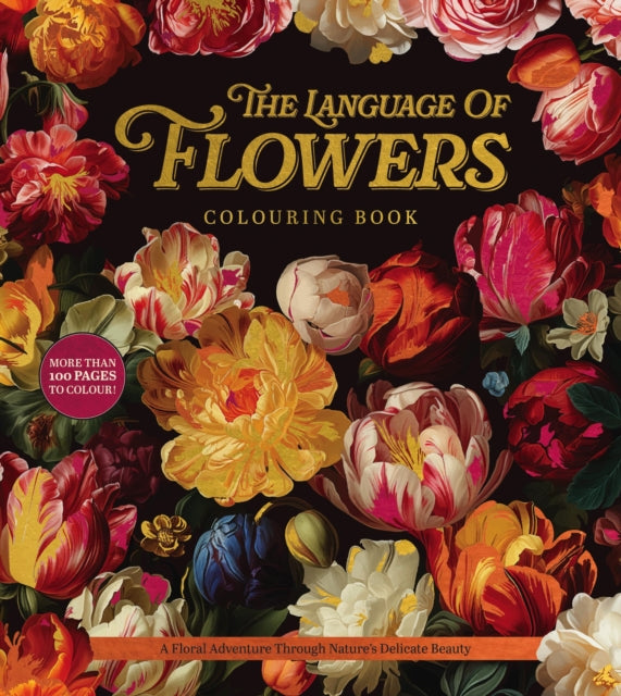 Book cover of: Language of Flowers Colouring Book