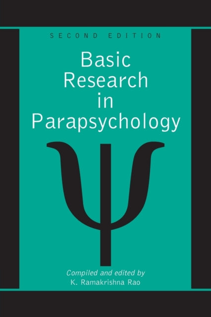 Book cover of: Basic Research in Parapsychology, 2d ed.