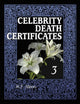 Book cover of: Celebrity Death Certificates 3. By: M. F. Steen