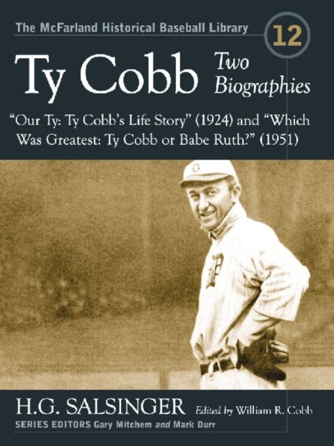 Book cover of: Ty Cobb. By: Harry G. Salsinger