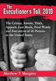 Book cover of: Executioner's Toll, 2010. By: Matthew T. Mangino