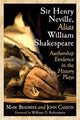 Book cover of: Sir Henry Neville, Alias William Shakespeare. By: Mark Bradbeer