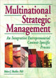 Book cover of: Multinational Strategic Management