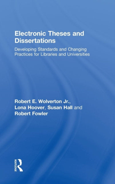 Book cover of: Electronic Theses and Dissertations
