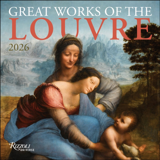 Book cover of: Great Works of the Louvre 2026 Wall Calendar