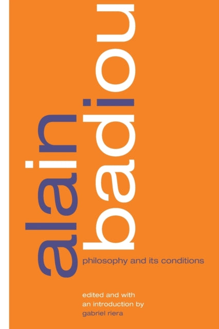 Book cover of: Alain Badiou. By: Gabriel Riera