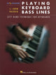 Book cover of: Playing Keyboard Bass Lines (Left-Hand Technique). By: John Valerio