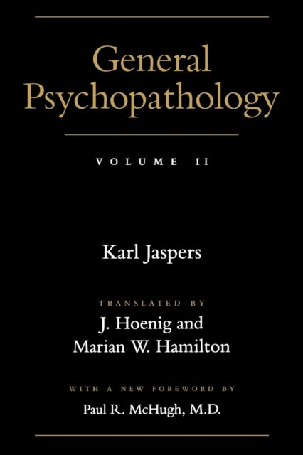 Book cover of: General Psychopathology
