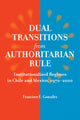 Book cover of: Dual Transitions from Authoritarian Rule. By: Francisco Enrique González González